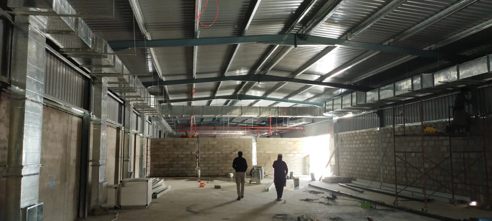 PEB shed exterior