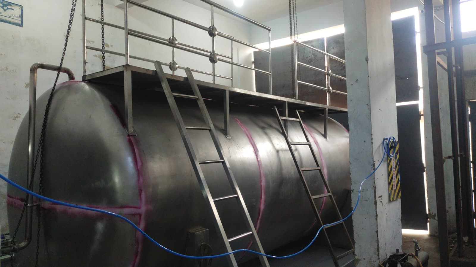 Bulk storage tank site progress