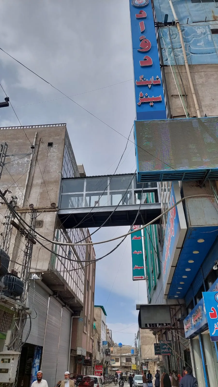Connecting bridge steel structure project