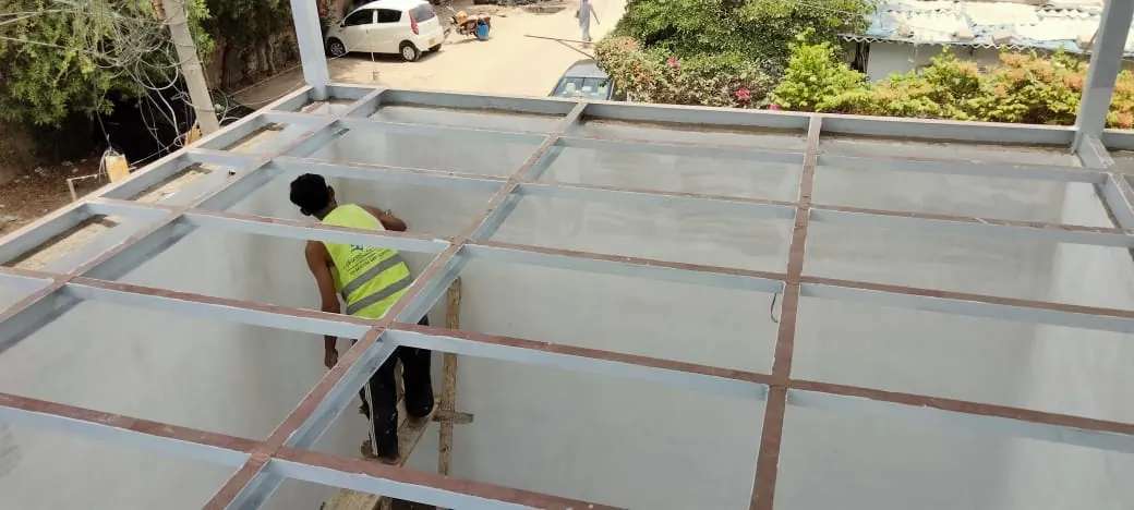 Light-weight steel building