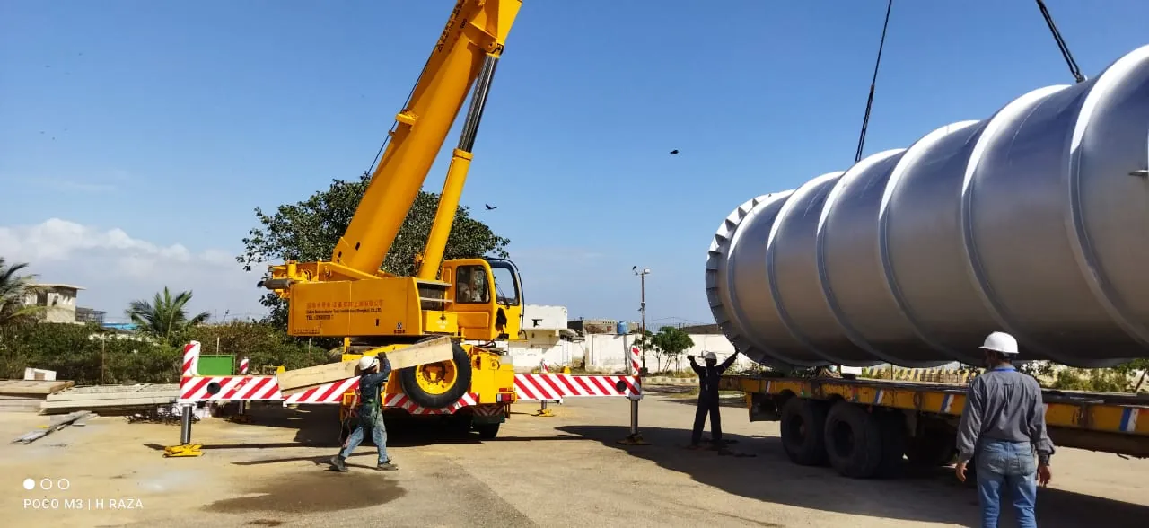 Industrial chimney project