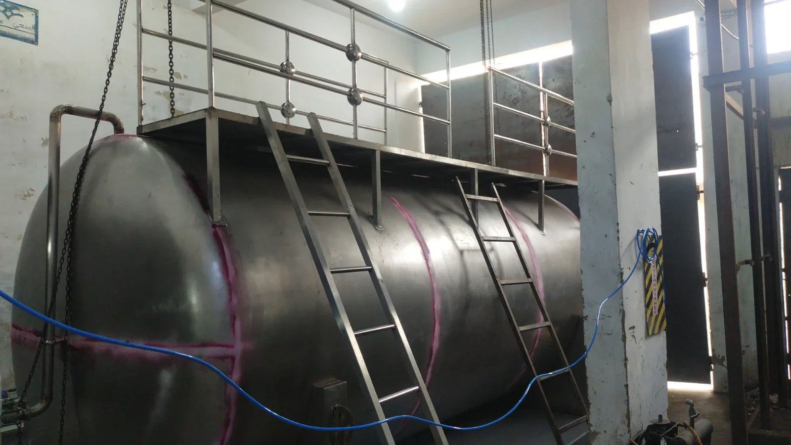 Bulk storage tank site progress