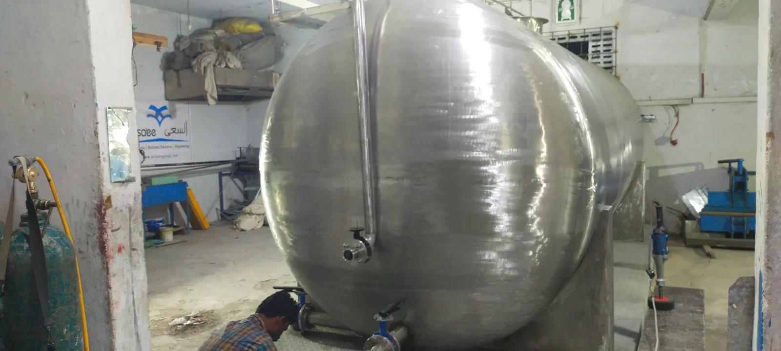 Bulk storage tank drawing detail