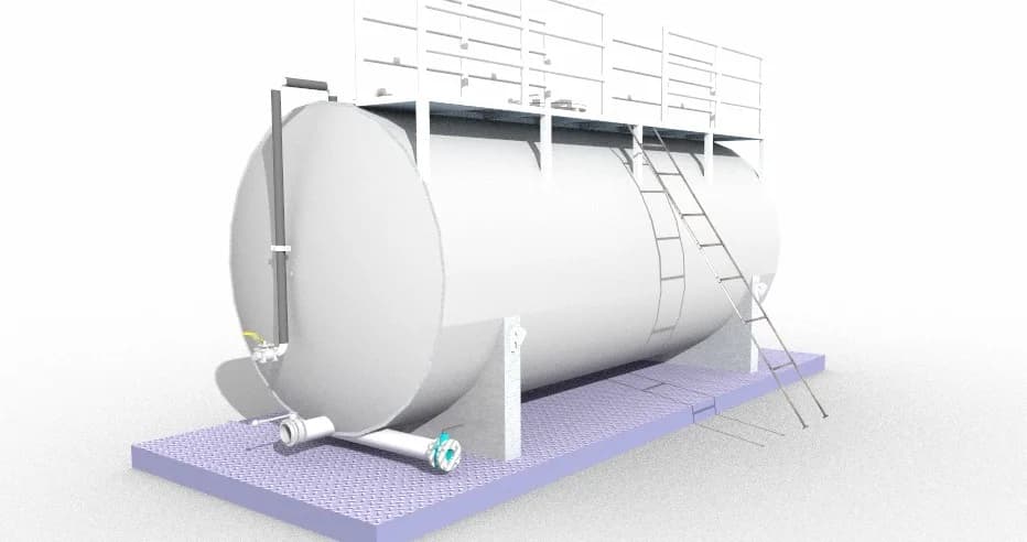Bulk storage tank drawing reference