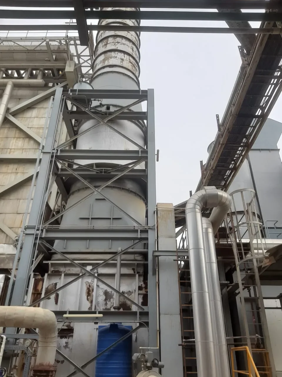 Gas turbine chimney project