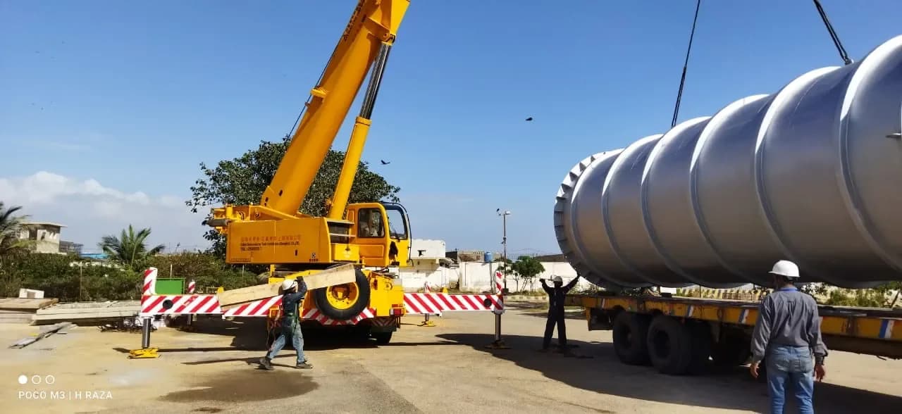Industrial chimney project