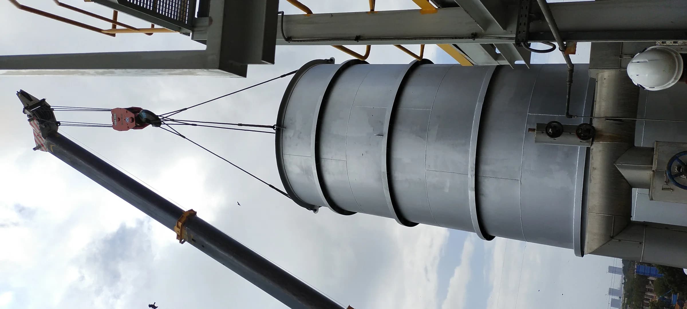 Gas turbine chimney final view