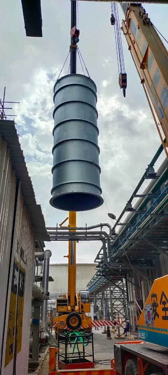 Chimney steel fabrication