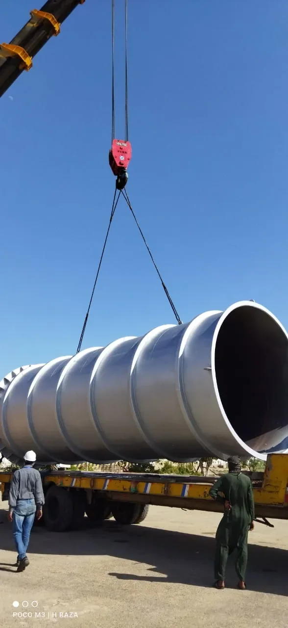 Completed gas turbine chimney project