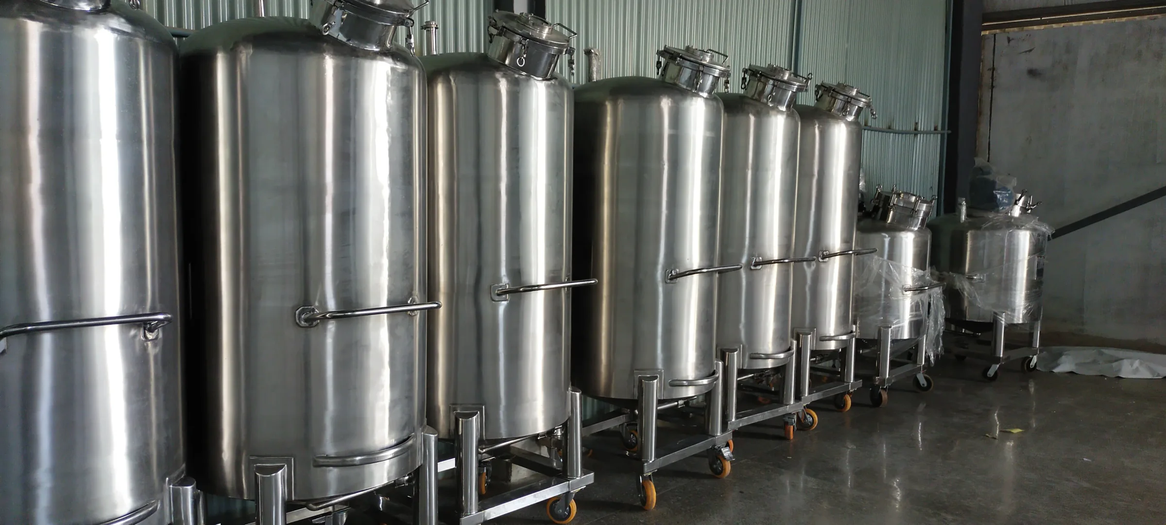 Completed perfume facility tank package