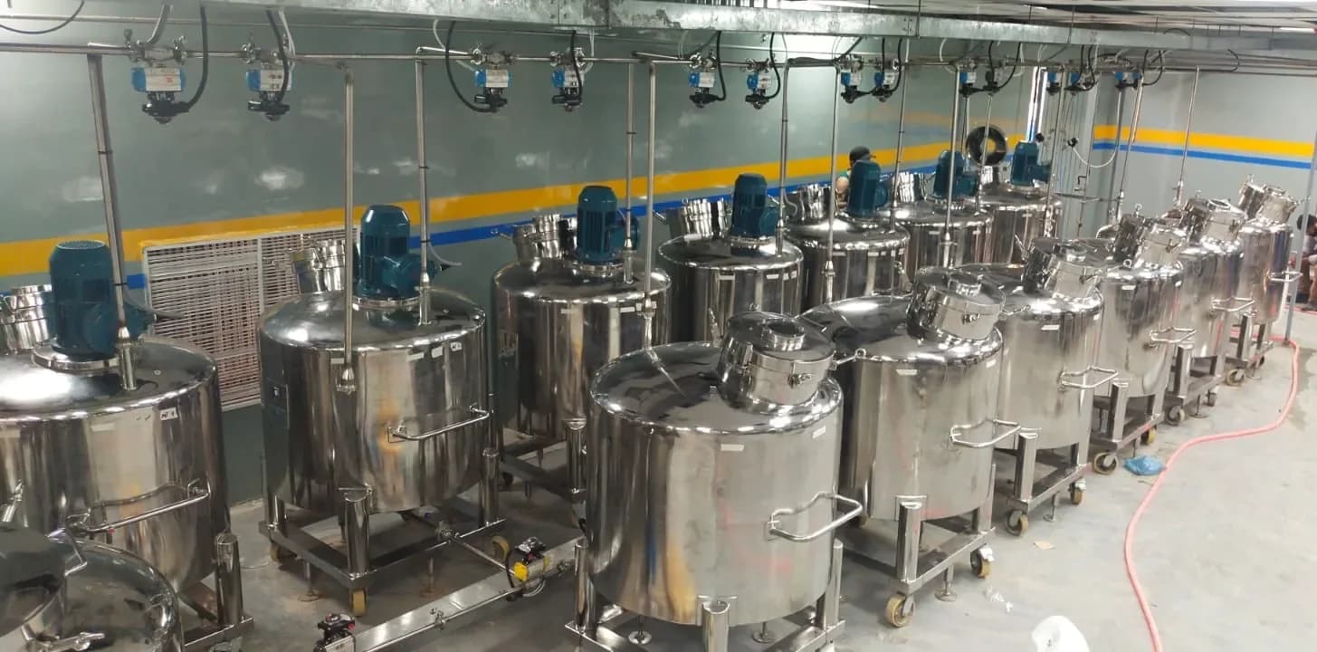 Perfume facility tank project
