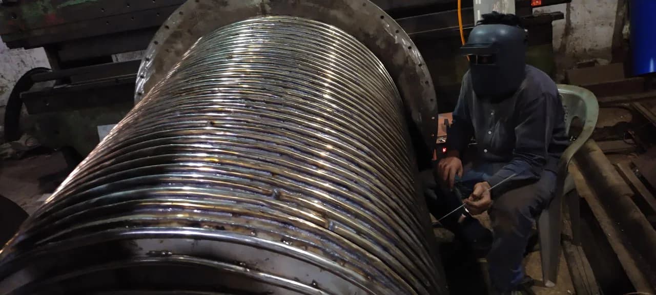Chilling tank installation