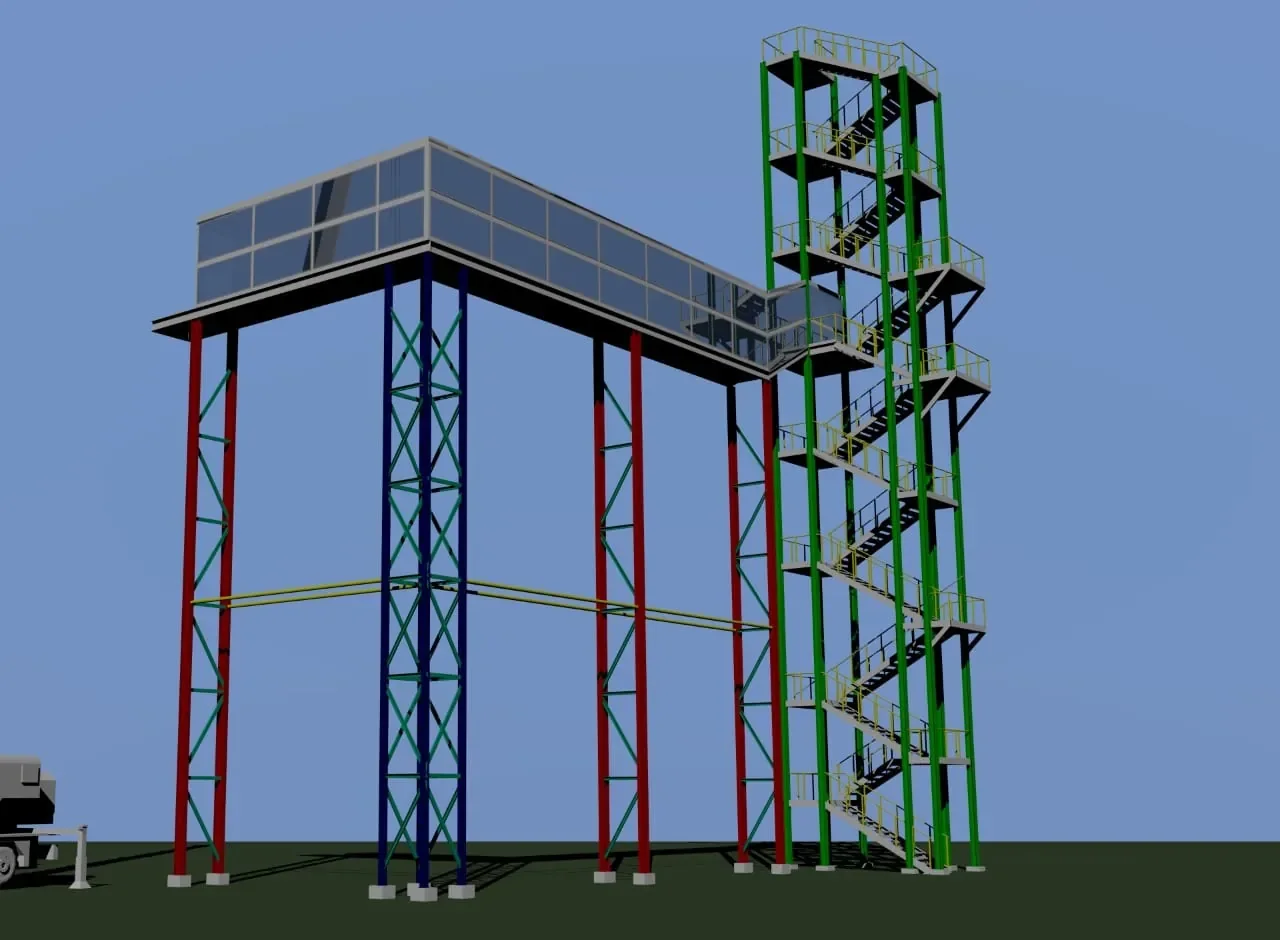 ATCO emergency staircase drawing